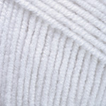 Купить пряжу YarnArt Jeans цвет 01 White - интернет магазин МелОптЯрн