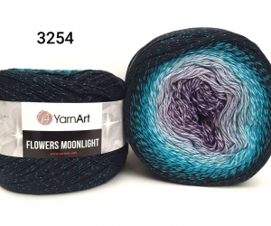 Купить пряжу YarnArt Flowers moonlight  цвет 3254 - интернет магазин МелОптЯрн