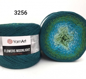Купить пряжу YarnArt Flowers moonlight  цвет 3256 - интернет магазин МелОптЯрн