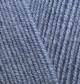 Купить пряжу ALIZE Lanagold Fine цвет 203 джинс меланж - интернет магазин МелОптЯрн
