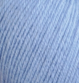 Купить пряжу ALIZE Baby Wool цвет 40 голубой - интернет магазин МелОптЯрн