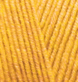 Купить пряжу ALIZE Lanagold цвет 82 тёмно-желтый - интернет магазин МелОптЯрн
