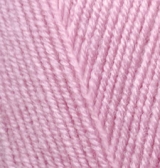 Купить пряжу ALIZE Lanagold Fine цвет 98 розовый - интернет магазин МелОптЯрн