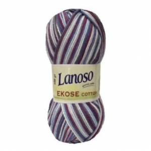 Купить пряжу Lanoso Ekoze Cotton  цвет 801 - интернет магазин МелОптЯрн