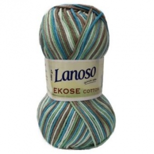 Купить пряжу Lanoso Ekoze Cotton  цвет 802 - интернет магазин МелОптЯрн
