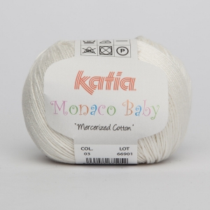 Купить пряжу Katia (Испания)  MONACO BABY цвет 03 - интернет магазин МелОптЯрн