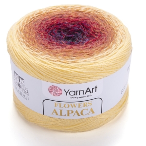 Купить пряжу YarnArt Flowers Alpaca  цвет 418 - интернет магазин МелОптЯрн