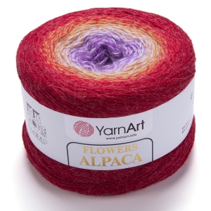 Купить пряжу YarnArt Flowers Alpaca  цвет 419 - интернет магазин МелОптЯрн