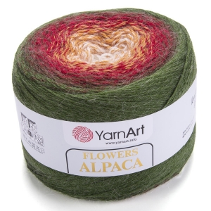 Купить пряжу YarnArt Flowers Alpaca  цвет 420 - интернет магазин МелОптЯрн