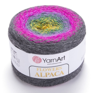 Купить пряжу YarnArt Flowers Alpaca  цвет 423 - интернет магазин МелОптЯрн