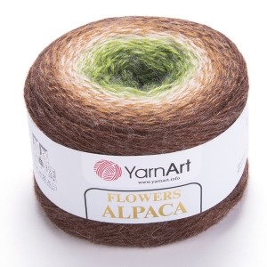 Купить пряжу YarnArt Flowers Alpaca  цвет 425 - интернет магазин МелОптЯрн