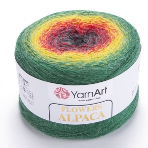 Купить пряжу YarnArt Flowers Alpaca  цвет 430 - интернет магазин МелОптЯрн