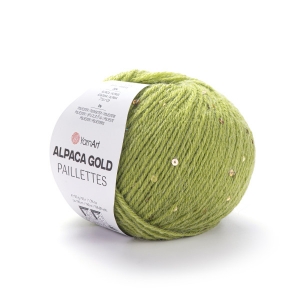 Купить пряжу YarnArt Alpaca Gold paillettes цвет 9310 - интернет магазин МелОптЯрн