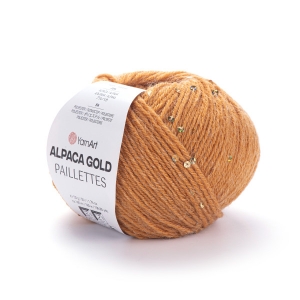 Купить пряжу YarnArt Alpaca Gold paillettes цвет 9311 - интернет магазин МелОптЯрн