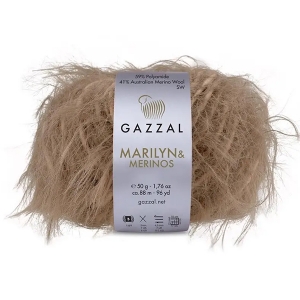 Купить пряжу Gazzal Marilyn & Merinos цвет 8272 - интернет магазин МелОптЯрн