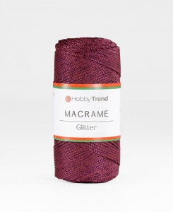 Купить пряжу Hobbytrend Macrame Glitter  цвет 110 - интернет магазин МелОптЯрн