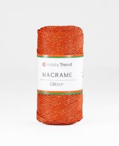 Купить пряжу Hobbytrend Macrame Glitter  цвет 118 - интернет магазин МелОптЯрн