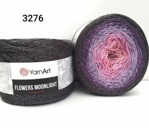 Купить пряжу YarnArt Flowers moonlight  цвет 3276 - интернет магазин МелОптЯрн