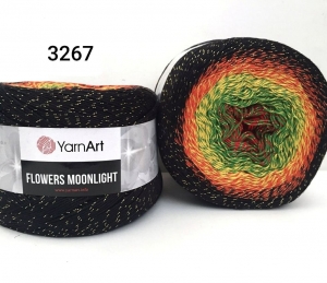 Купить пряжу YarnArt Flowers moonlight  цвет 3267 - интернет магазин МелОптЯрн