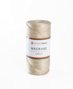 Купить пряжу Hobbytrend Macrame Glitter  цвет 016 - интернет магазин МелОптЯрн