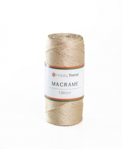 Купить пряжу Hobbytrend Macrame Glitter  цвет 031 - интернет магазин МелОптЯрн