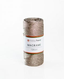Купить пряжу Hobbytrend Macrame Glitter  цвет 040 - интернет магазин МелОптЯрн