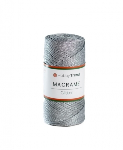 Купить пряжу Hobbytrend Macrame Glitter  цвет 061 - интернет магазин МелОптЯрн