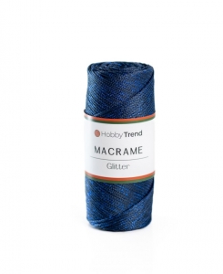 Купить пряжу Hobbytrend Macrame Glitter  цвет 260 - интернет магазин МелОптЯрн