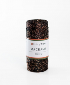 Купить пряжу Hobbytrend Macrame Glitter  цвет 270b - интернет магазин МелОптЯрн
