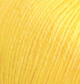 Купить пряжу ALIZE Baby Wool цвет 216 желтый - интернет магазин МелОптЯрн