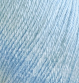 Купить пряжу ALIZE Baby Wool цвет 350 голубой - интернет магазин МелОптЯрн