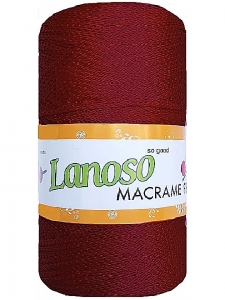 Купить пряжу Lanoso макрамэ п/п цвет 956 - интернет магазин МелОптЯрн