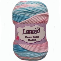 Купить пряжу Lanoso Cazz Bebe Batik  цвет 754 - интернет магазин МелОптЯрн
