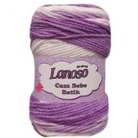 Купить пряжу Lanoso Cazz Bebe Batik  цвет 759 - интернет магазин МелОптЯрн