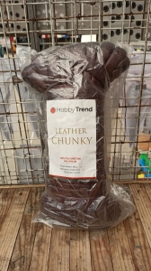 Купить пряжу Hobbytrend Chanky Leather  цвет 4 коричневий  - интернет магазин МелОптЯрн