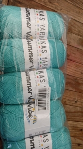 Купить пряжу Ikasyarn Summer Vibes (стрейч) цвет SV114 світлобірюзовий - интернет магазин МелОптЯрн