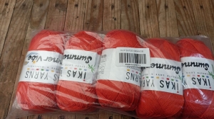 Купить пряжу Ikasyarn Summer Vibes (стрейч) цвет SV105оранж - интернет магазин МелОптЯрн